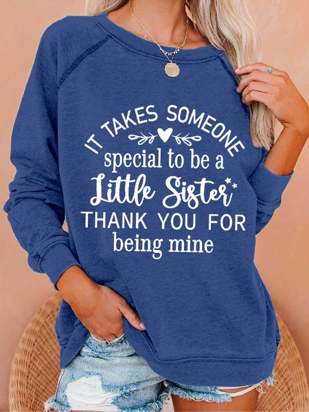 Women Funny Graphic It takes Someone Special To Be a Little Sister Sweatshirts, Blue, Hoodies&Sweatshirts
Women Funny Graphic It takes Someone Special To Be a Little Sister Sweatshirts, Blue, Hoodies&Sweatshirts