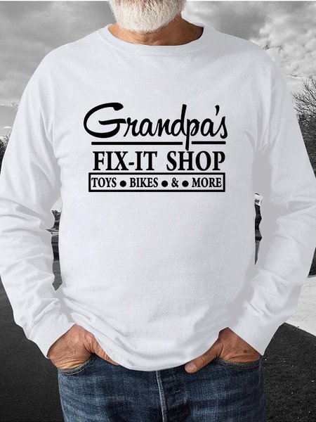 Men Grandpa Family Letters Crew Neck Regular Fit Sweatshirt, White, Hoodies&Sweatshirts
Men Grandpa Family Letters Crew Neck Regular Fit Sweatshirt, White, Hoodies&Sweatshirts