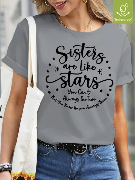 Womens sister Waterproof Oilproof And Stainproof Fabric T-Shirt, Gray, T-shirts
Womens sister Waterproof Oilproof And Stainproof Fabric T-Shirt, Gray, T-shirts