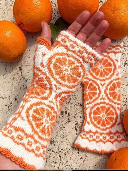 Fruit Orange Pattern Hand Knit Long Gloves Warm Wool Women's Long Gloves, Women Gloves
Fruit Orange Pattern Hand Knit Long Gloves Warm Wool Women's Long Gloves, Women Gloves