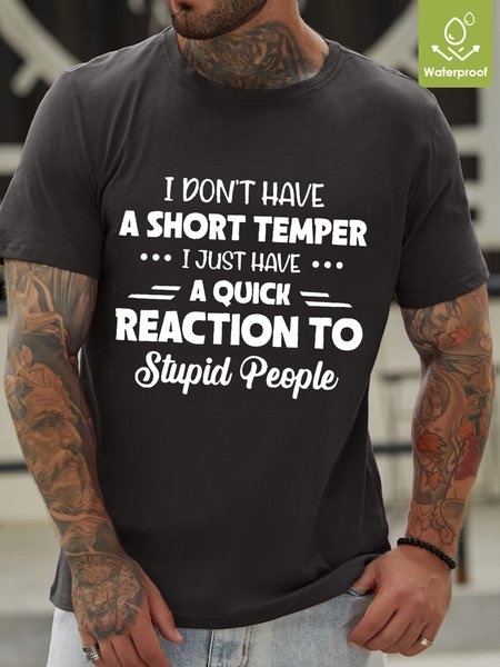 Men Funny Graphic I Do Not Have A Short Temper I Just Have A Quick Reaction T-Shirt, Deep gray, T-shirts
Men Funny Graphic I Do Not Have A Short Temper I Just Have A Quick Reaction T-Shirt, Deep gray, T-shirts
