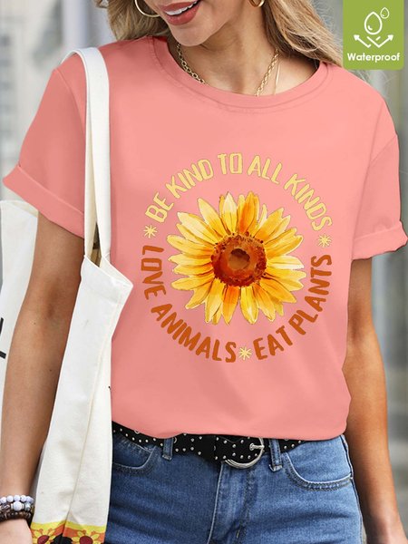 Women Animal Letters Waterproof Oilproof And Stainproof Fabric Casual Loose T-Shirt, Pink, T-shirts
Women Animal Letters Waterproof Oilproof And Stainproof Fabric Casual Loose T-Shirt, Pink, T-shirts