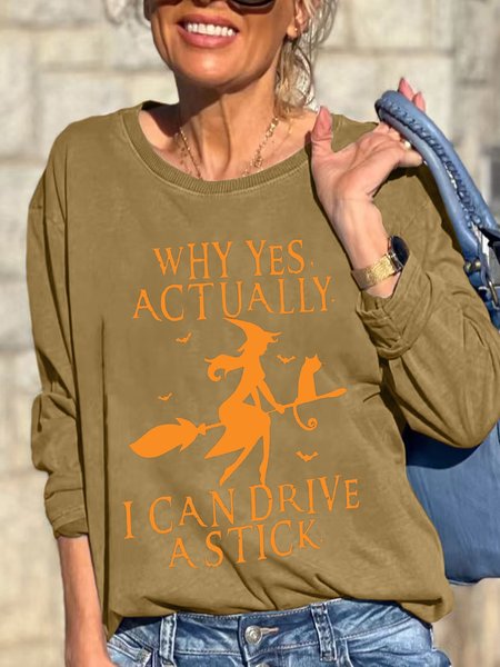 Women Funny Graphic Yes I Can Drive A Stick Halloween Sweatshirts, Khaki, Hoodies&Sweatshirts
Women Funny Graphic Yes I Can Drive A Stick Halloween Sweatshirts, Khaki, Hoodies&Sweatshirts
