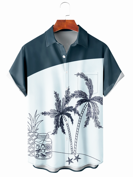 Men's Ocean Coconut Print Anti-Wrinkle Moisture Wicking Fabric Fashion Hawaiian Lapel Short Sleeve Shirts, Blue, Men's Floral shirt
Men's Ocean Coconut Print Anti-Wrinkle Moisture Wicking Fabric Fashion Hawaiian Lapel Short Sleeve Shirts, Blue, Men's Floral shirt