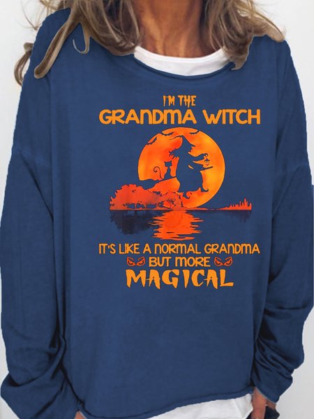 Womens Funny Grandma Witch Halloween Casual Sweatshirt, Dark blue, Hoodies&Sweatshirts
Womens Funny Grandma Witch Halloween Casual Sweatshirt, Dark blue, Hoodies&Sweatshirts