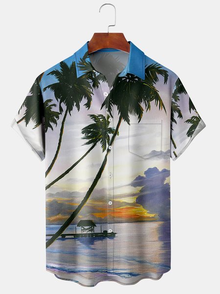 Men's Coconut Tree Print Casual Breathable Hawaiian Short Sleeve Shirt, As picture, Short Sleeve Shirts
Men's Coconut Tree Print Casual Breathable Hawaiian Short Sleeve Shirt, As picture, Short Sleeve Shirts