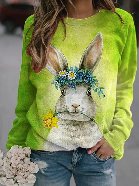 Women Casual Animal Autumn Polyester Daily Loose Long sleeve Regular H-Line Sweatshirt, Green, Hoodies & Sweatshirts
Women Casual Animal Autumn Polyester Daily Loose Long sleeve Regular H-Line Sweatshirt, Green, Hoodies & Sweatshirts