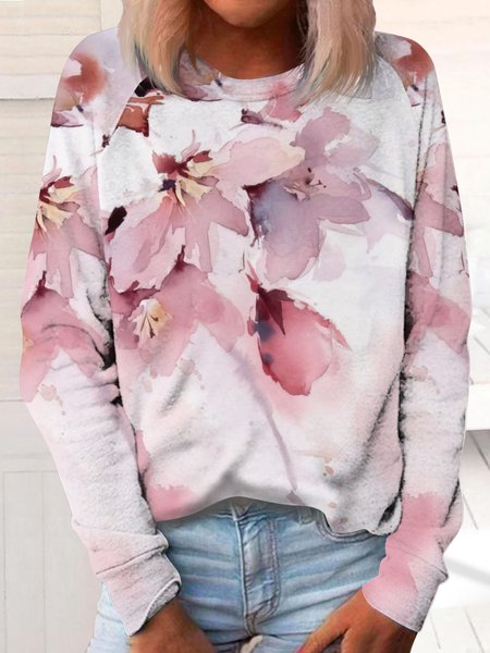 Loose Pullover gradient floral sweater plus size, Pink, Sweatshirts & Hoodies
Loose Pullover gradient floral sweater plus size, Pink, Sweatshirts & Hoodies