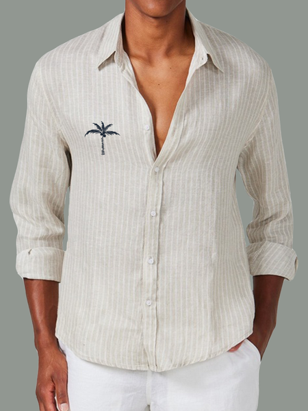Net based leisure long-sleeved shirt color cotton and linen style, As picture, Long Sleeve Shirts
Net based leisure long-sleeved shirt color cotton and linen style, As picture, Long Sleeve Shirts