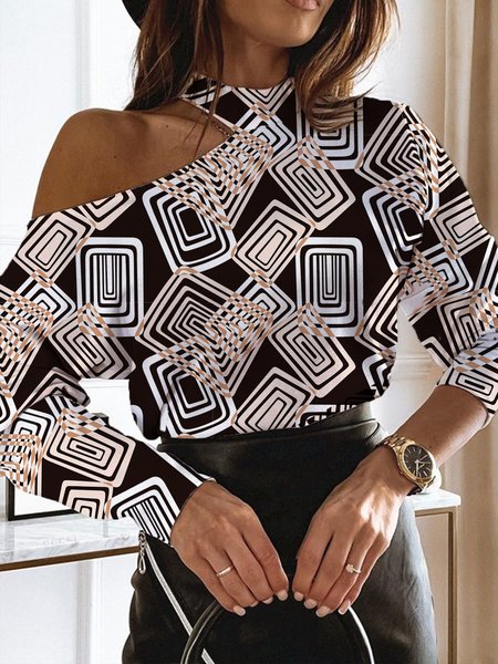 Women Geometric Autumn Urban Polyester Daily Regular Fit H-Line Regular Medium Elasticity Tops, Black, Tops
Women Geometric Autumn Urban Polyester Daily Regular Fit H-Line Regular Medium Elasticity Tops, Black, Tops