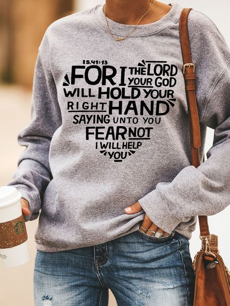 For I The Lord Your God Will Hold Your Right Hand Women's Sweatshirt, Gray, Hoodies&Sweatshirts
For I The Lord Your God Will Hold Your Right Hand Women's Sweatshirt, Gray, Hoodies&Sweatshirts