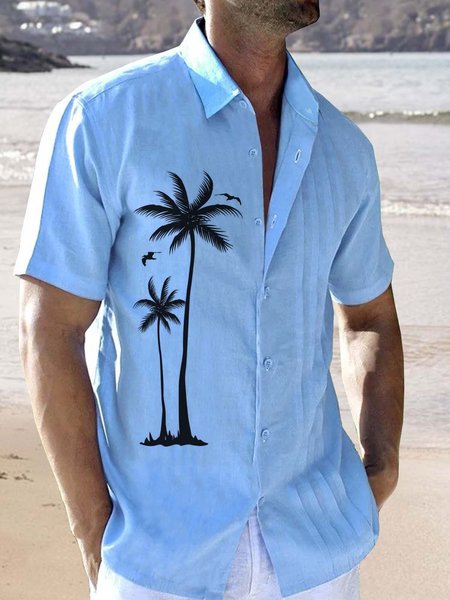 Cotton Linen Hawaii Leisure Resort Guayabella Short Sleeve Shirt, Blue, Short Sleeve Shirts
Cotton Linen Hawaii Leisure Resort Guayabella Short Sleeve Shirt, Blue, Short Sleeve Shirts