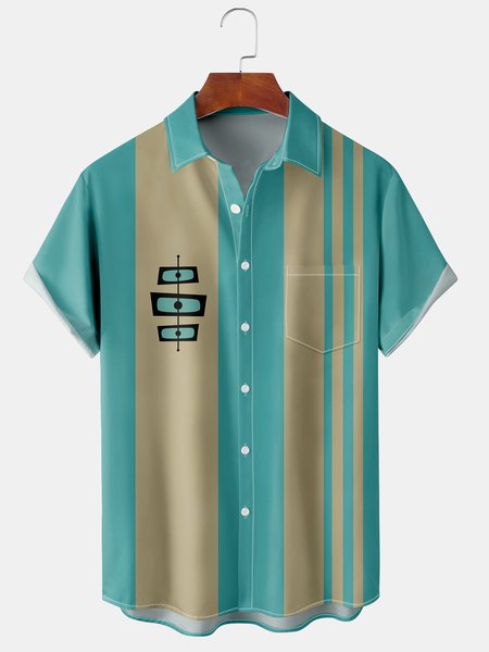 Men's Geometric Print Casual Breathable Hawaiian Short Sleeve Shirt, Green, Men's Floral shirt
Men's Geometric Print Casual Breathable Hawaiian Short Sleeve Shirt, Green, Men's Floral shirt