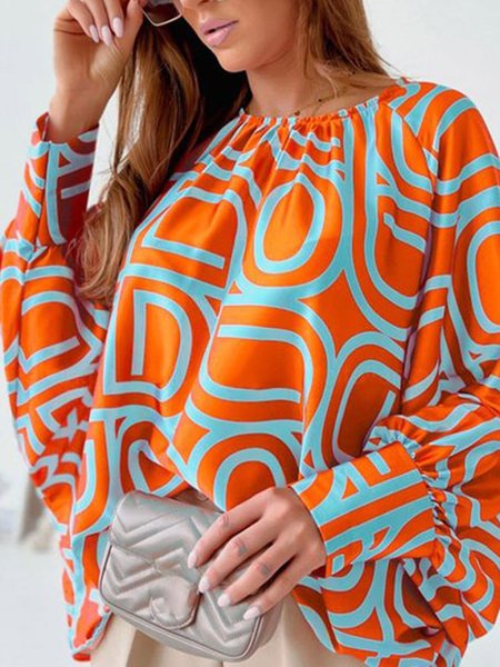 Abstract Autumn Urban Polyester No Elasticity Regular Fit Long sleeve Regular H-Line Blouse for Women, Orange, Blouses and Shirts
Abstract Autumn Urban Polyester No Elasticity Regular Fit Long sleeve Regular H-Line Blouse for Women, Orange, Blouses and Shirts