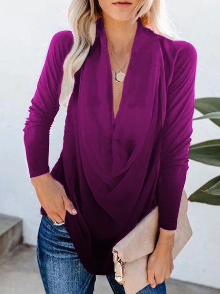 Women Casual Ombre Autumn Polyester Micro-Elasticity Daily Long sleeve H-Line Regular Size Tops, Purple, Tops
Women Casual Ombre Autumn Polyester Micro-Elasticity Daily Long sleeve H-Line Regular Size Tops, Purple, Tops