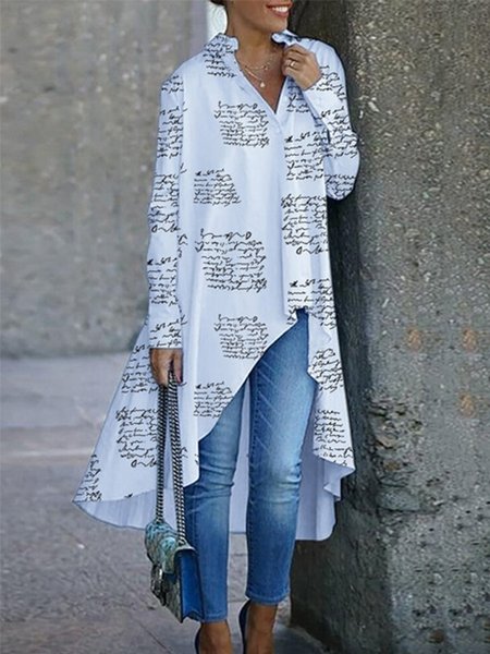 Text Letters Autumn Urban 1 * Top Long sleeve A-Line Regular Shirt Collar Regular Size Blouse for Women, Black-white, Blouses and Shirts
Text Letters Autumn Urban 1 * Top Long sleeve A-Line Regular Shirt Collar Regular Size Blouse for Women, Black-white, Blouses and Shirts
