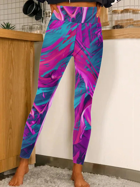 Women Abstract Art Color Rendering Abstract Casual Leggings, As picture, Leggings
Women Abstract Art Color Rendering Abstract Casual Leggings, As picture, Leggings