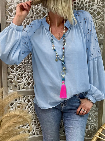 Casual Plain Autumn Polyester Stand Collar Daily Long sleeve H-Line Regular Size Tops for Women, Blue, Shirts & Blouses
Casual Plain Autumn Polyester Stand Collar Daily Long sleeve H-Line Regular Size Tops for Women, Blue, Shirts & Blouses