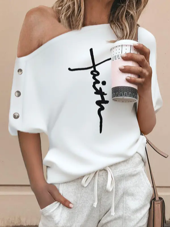 Women Casual Plain Autumn Daily Half sleeve Regular H-Line Medium Elasticity Regular Size Tops, White, Shirts & Blouses
Women Casual Plain Autumn Daily Half sleeve Regular H-Line Medium Elasticity Regular Size Tops, White, Shirts & Blouses