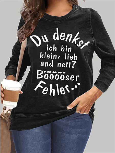 Women Casual Text Letters Autumn Daily Long sleeve Crew Neck Regular Regular Regular Size Sweatshirts, Deep gray, Sweatshirts & Hoodies
Women Casual Text Letters Autumn Daily Long sleeve Crew Neck Regular Regular Regular Size Sweatshirts, Deep gray, Sweatshirts & Hoodies
