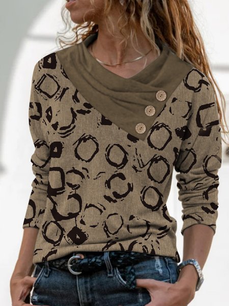 Polka Dots Casual Autumn Daily Pullover Long sleeve Crew Neck T-Line Regular Tops for Women, Multicolor, Shirts & Blouses
Polka Dots Casual Autumn Daily Pullover Long sleeve Crew Neck T-Line Regular Tops for Women, Multicolor, Shirts & Blouses