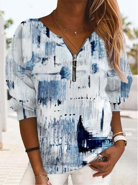 Geometric Casual Autumn Zipper Daily Crew Neck Regular H-Line Regular Size Sweatshirts for Women, Blue, Sweatshirts & Hoodies
Geometric Casual Autumn Zipper Daily Crew Neck Regular H-Line Regular Size Sweatshirts for Women, Blue, Sweatshirts & Hoodies