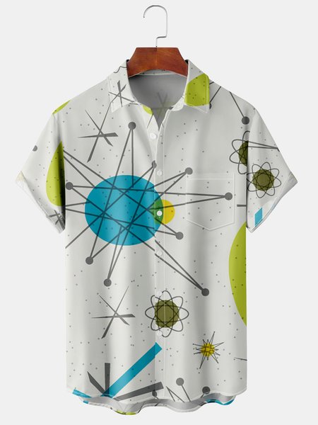 Men's Art Collection Casual Short Sleeve Hawaiian Shirt with Chest Pocket, White-gray, Short Sleeve Shirts
Men's Art Collection Casual Short Sleeve Hawaiian Shirt with Chest Pocket, White-gray, Short Sleeve Shirts