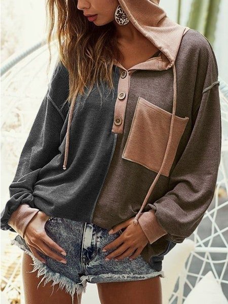 Women Color Block Simple Autumn Polyester Hoodie Micro-Elasticity Daily Loose Regular Sweatshirts, Multicolor, Hoodies & Sweatshirts
Women Color Block Simple Autumn Polyester Hoodie Micro-Elasticity Daily Loose Regular Sweatshirts, Multicolor, Hoodies & Sweatshirts