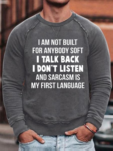 Mens I Am Not Built For Anybody Soft Casual Sweatshirt, Gray, Hoodies&Sweatshirts
Mens I Am Not Built For Anybody Soft Casual Sweatshirt, Gray, Hoodies&Sweatshirts