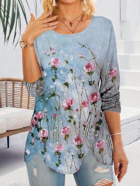 Women Casual Ombre Autumn Loose Jersey Pullover Long sleeve A-Line Regular Size Tops, Blue, Shirts & Blouses
Women Casual Ombre Autumn Loose Jersey Pullover Long sleeve A-Line Regular Size Tops, Blue, Shirts & Blouses