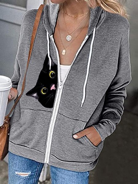 Casual Animal Autumn Hoodie Daily Loose Halloween Long sleeve Cotton-Blend Sweatshirts for Women, Gray, Sweatshirts & Hoodies
Casual Animal Autumn Hoodie Daily Loose Halloween Long sleeve Cotton-Blend Sweatshirts for Women, Gray, Sweatshirts & Hoodies