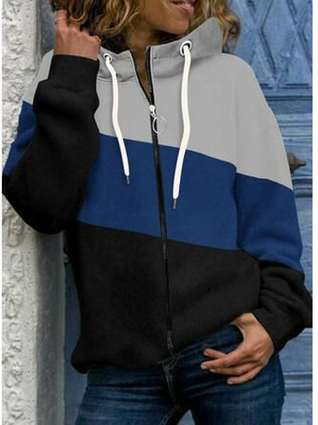 Women Geometric Casual Autumn Hoodie Micro-Elasticity Daily Hooded H-Line Regular Other Coat, Multicolor, Coats
Women Geometric Casual Autumn Hoodie Micro-Elasticity Daily Hooded H-Line Regular Other Coat, Multicolor, Coats