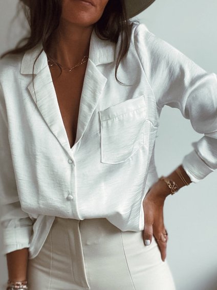 Women Casual Plain Autumn No Elasticity Daily Long sleeve H-Line Regular Regular Size Blouse, White, Blouses & Shirts
Women Casual Plain Autumn No Elasticity Daily Long sleeve H-Line Regular Regular Size Blouse, White, Blouses & Shirts