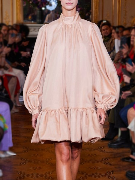 Women Plain Autumn Elegant Low Waist No Elasticity Regular Fit Long sleeve Regular Regular Size Dresses, Pink, Mini Dresses
Women Plain Autumn Elegant Low Waist No Elasticity Regular Fit Long sleeve Regular Regular Size Dresses, Pink, Mini Dresses