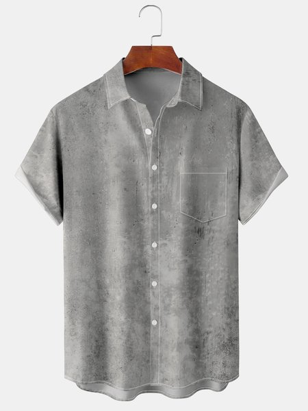 Mens Art Painting Print Front Buttons Soft Breathable Chest Pocket Casual Hawaiian Shirt, Gray, Short Sleeve Shirts
Mens Art Painting Print Front Buttons Soft Breathable Chest Pocket Casual Hawaiian Shirt, Gray, Short Sleeve Shirts