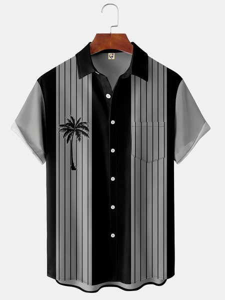 Men's Coconut Tree Print Casual Breathable Hawaiian Short Sleeve Shirt, Black, Short Sleeve Shirts
Men's Coconut Tree Print Casual Breathable Hawaiian Short Sleeve Shirt, Black, Short Sleeve Shirts