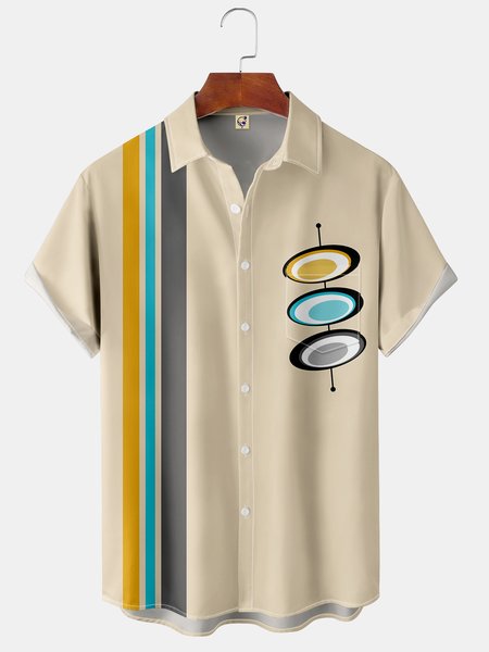 Casual Art Collection Medieval Stripe Geometric Color Block Pattern Lapel Short Sleeve Shirt Print Top, Khaki, Shirts & Blouse
Casual Art Collection Medieval Stripe Geometric Color Block Pattern Lapel Short Sleeve Shirt Print Top, Khaki, Shirts & Blouse