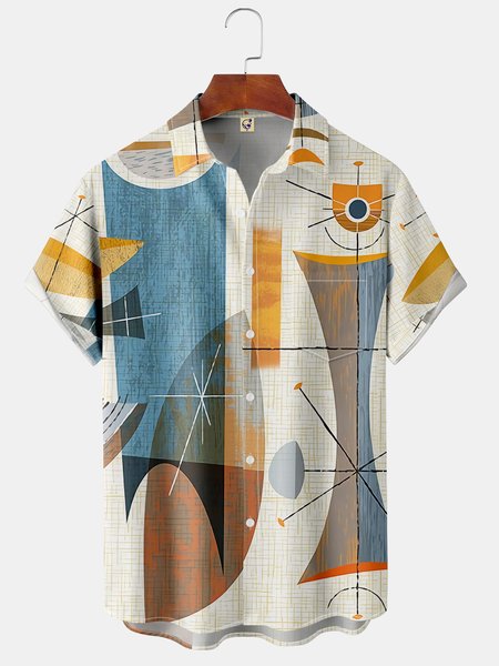 Casual Art Collection Medieval Stripe Geometric Color Block Pattern Lapel Short Sleeve Shirt Print Top, Multicolor, Shirts & Blouse
Casual Art Collection Medieval Stripe Geometric Color Block Pattern Lapel Short Sleeve Shirt Print Top, Multicolor, Shirts & Blouse