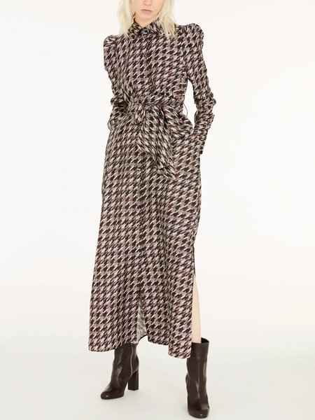 Houndstooth Autumn Urban Polyester Daily Regular Fit 1 * Dress Long sleeve Shirt Collar Dresses for Women, Brown, Maxi Dresses
Houndstooth Autumn Urban Polyester Daily Regular Fit 1 * Dress Long sleeve Shirt Collar Dresses for Women, Brown, Maxi Dresses
