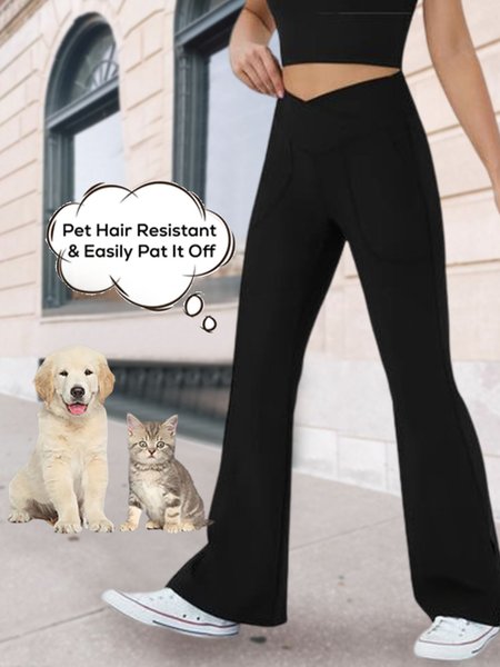 Women Casual Plain Autumn Cotton High Waist High Elasticity Loose Regular Regular Size Casual Pants, Black, Pants
Women Casual Plain Autumn Cotton High Waist High Elasticity Loose Regular Regular Size Casual Pants, Black, Pants