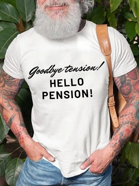 Lilicloth X Kat8lyst Goodbye Tension Hello Pension Men's T-Shirt, White, T-shirts
Lilicloth X Kat8lyst Goodbye Tension Hello Pension Men's T-Shirt, White, T-shirts
