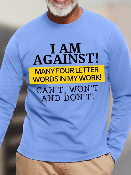 Lilicloth X Kat8lyst I Am Against Many Four Letter Words In My Work Men's Long Sleeve T-Shirt, Light blue, Long Sleeves
Lilicloth X Kat8lyst I Am Against Many Four Letter Words In My Work Men's Long Sleeve T-Shirt, Light blue, Long Sleeves