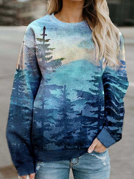 Women Autumn Vacation Landscape painting Daily Long sleeve Crew Neck Regular H-Line Regular Sweatshirts, Multicolor, Sweatshirts & Hoodies
Women Autumn Vacation Landscape painting Daily Long sleeve Crew Neck Regular H-Line Regular Sweatshirts, Multicolor, Sweatshirts & Hoodies