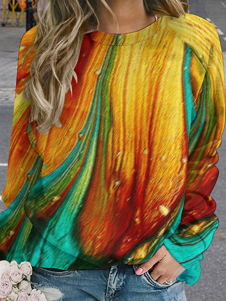 Women Color Block Render Raglan Sleeve Casual Loose Sweatshirt, As picture, Hoodies&Sweatshirts
Women Color Block Render Raglan Sleeve Casual Loose Sweatshirt, As picture, Hoodies&Sweatshirts