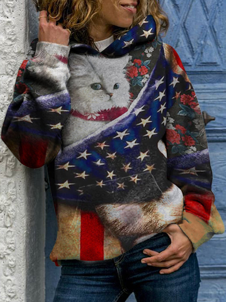 Women Casual Autumn America Flag Hoodie High Elasticity Loose Long sleeve Regular H-Line Sweatshirts, Multicolor, Sweatshirts & Hoodies
Women Casual Autumn America Flag Hoodie High Elasticity Loose Long sleeve Regular H-Line Sweatshirts, Multicolor, Sweatshirts & Hoodies