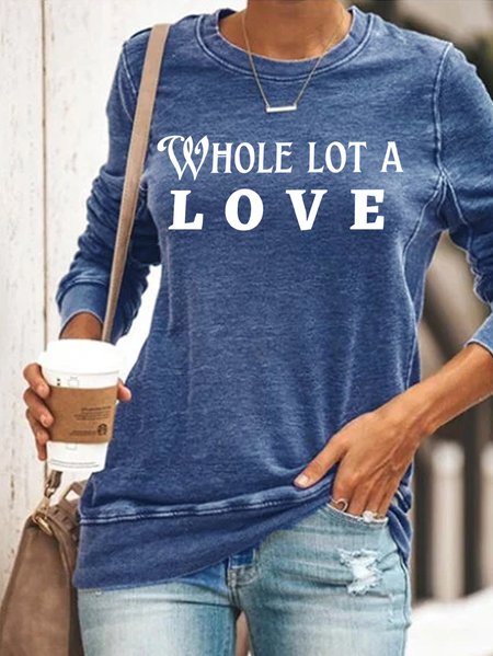 Lilicloth X Kat8lyst Whole Lot A Love Women's Sweatshirt, Blue, Hoodies&Sweatshirts
Lilicloth X Kat8lyst Whole Lot A Love Women's Sweatshirt, Blue, Hoodies&Sweatshirts