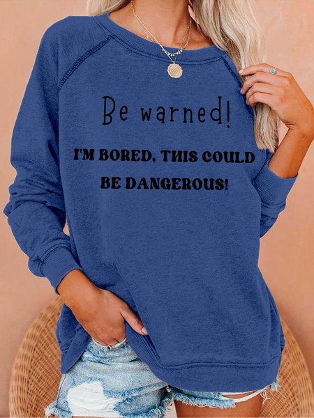 Lilicloth X Kat8lyst Be Warned I'm Bored Women's Sweatshirt, Blue, Hoodies&Sweatshirts
Lilicloth X Kat8lyst Be Warned I'm Bored Women's Sweatshirt, Blue, Hoodies&Sweatshirts
