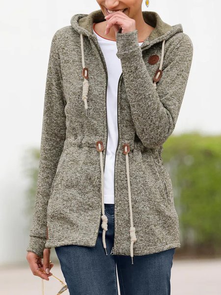 Plain Winter Simple Zipper Micro-Elasticity Daily Mid-long Hooded H-Line Jacket for Women, Khaki, Outerwear
Plain Winter Simple Zipper Micro-Elasticity Daily Mid-long Hooded H-Line Jacket for Women, Khaki, Outerwear