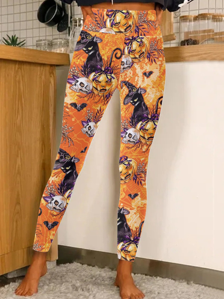 Women Funny Halloween Pumpkin Witch Black Cat Regular Fit Simple Leggings, Orange, Leggings
Women Funny Halloween Pumpkin Witch Black Cat Regular Fit Simple Leggings, Orange, Leggings