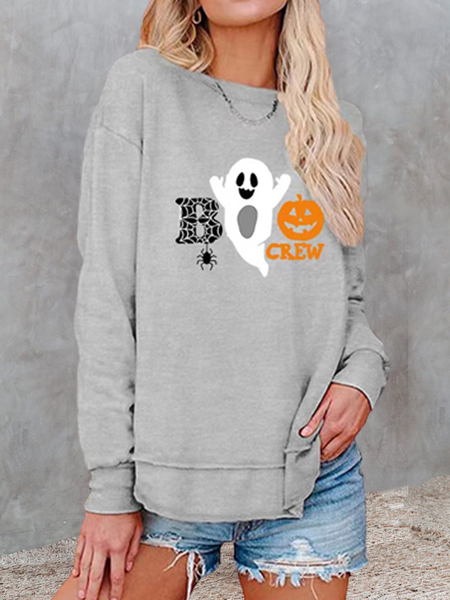 Casual Autumn Cartoon Micro-Elasticity Daily Loose Halloween Long sleeve Off Shoulder Sleeve Sweatshirts for Women, Gray, Hoodies & Sweatshirts
Casual Autumn Cartoon Micro-Elasticity Daily Loose Halloween Long sleeve Off Shoulder Sleeve Sweatshirts for Women, Gray, Hoodies & Sweatshirts